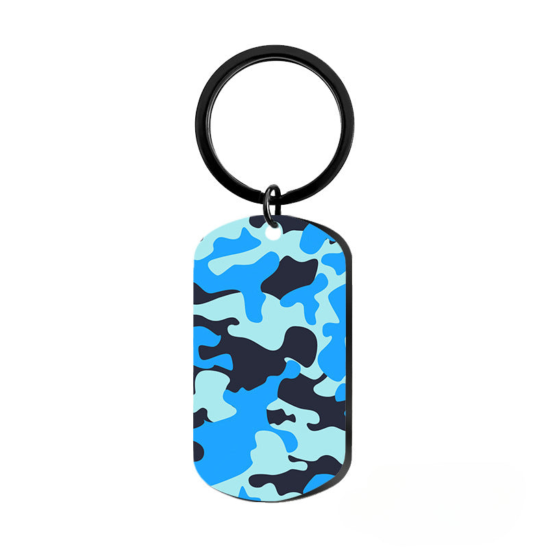 Wholesale Camouflage Series Metal Keychain